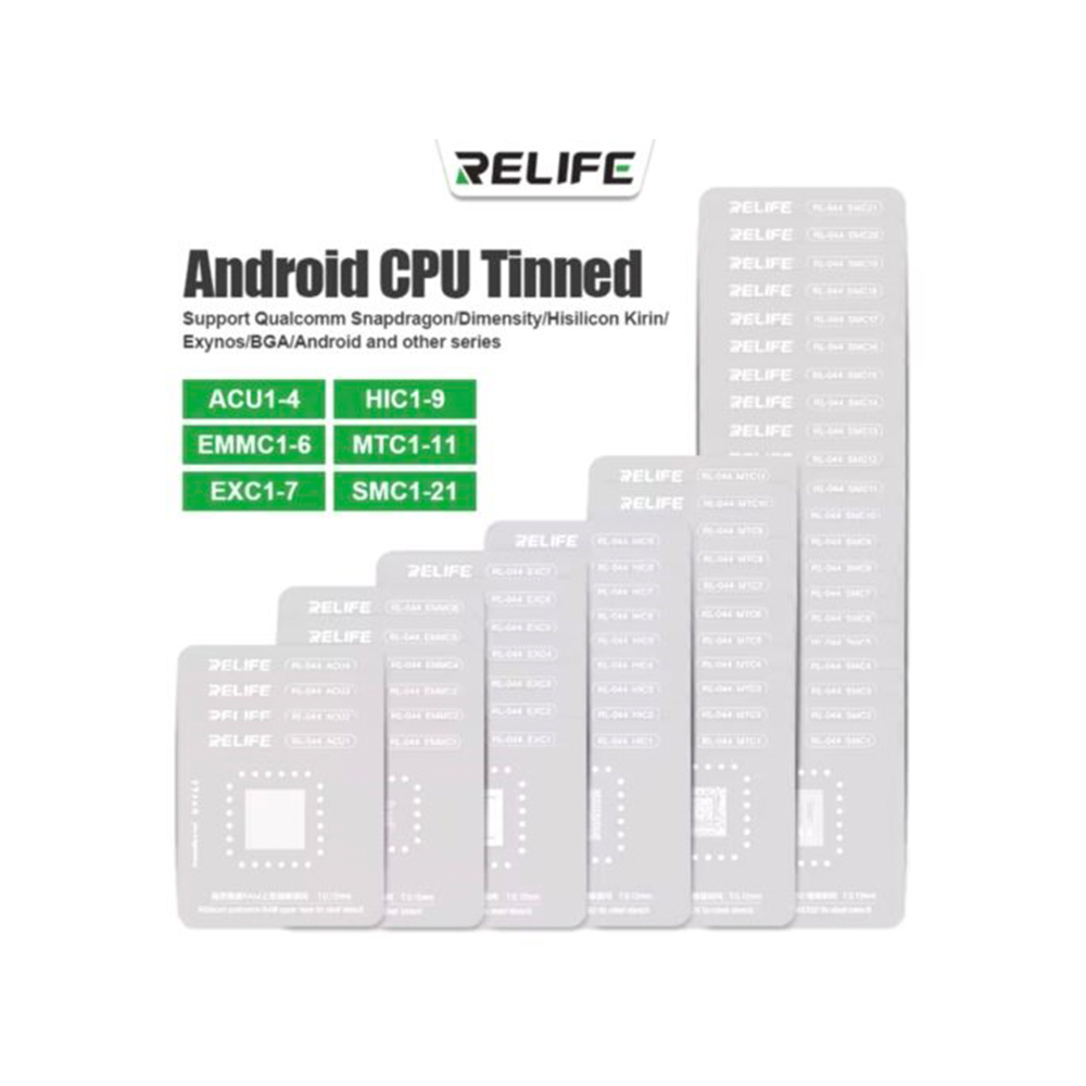 پک شابلون CPU اندروید RELIFE RL-044 (58 عددی)